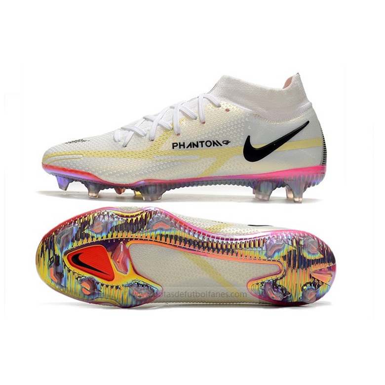 Nike Phantom GT Elite Dynamic Fit FG Rawdacious Blanco Rojo Rosado